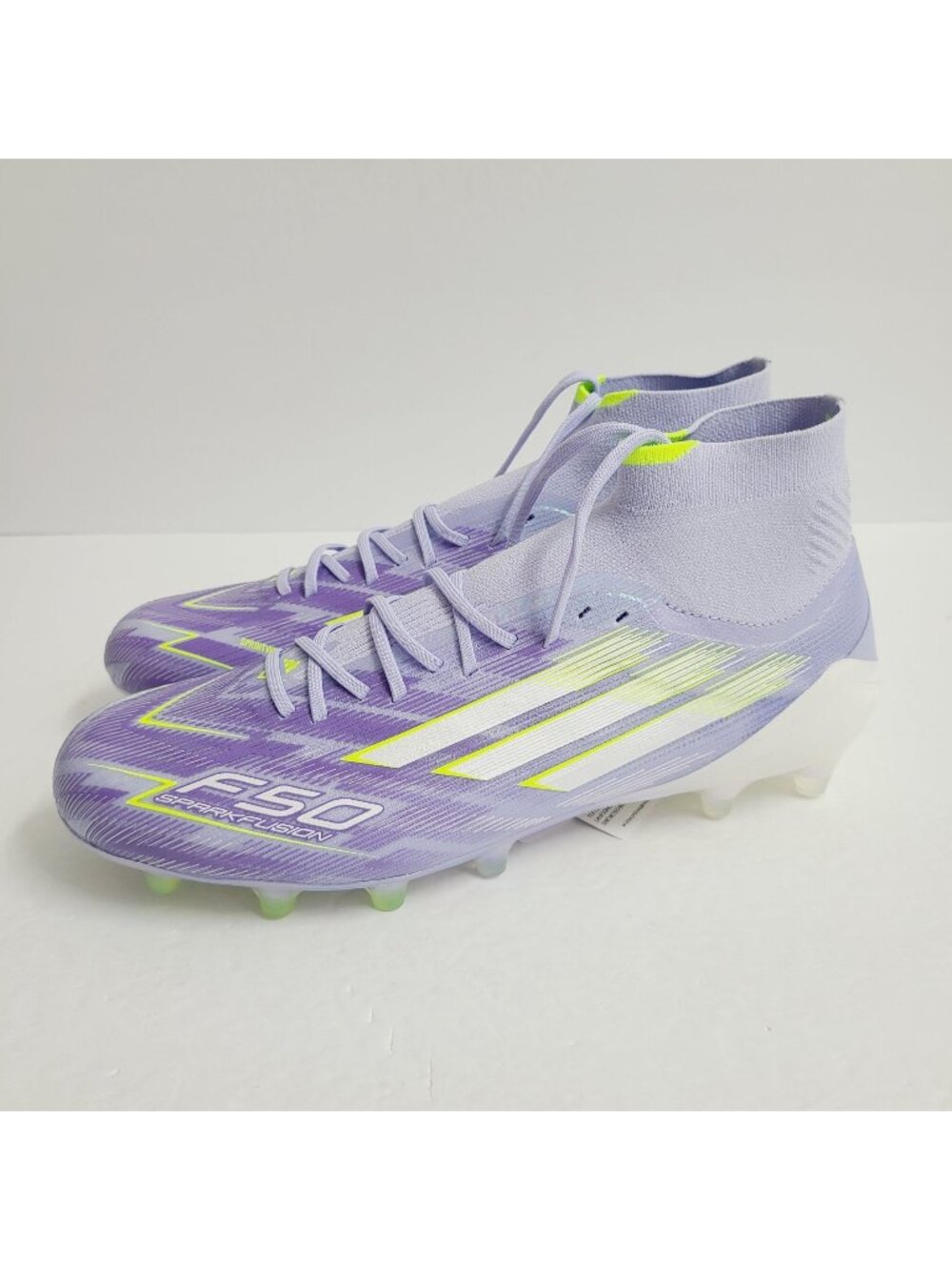 NEW Adidas Womens F50 Sparkfusion Elite Mid FG Soccer Cleats JH7648 Size 7